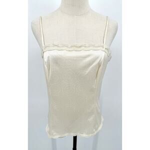 Vintage Givenchy underdressing slip top Size 34 Women’s Tank Lace Nylon Lingerie